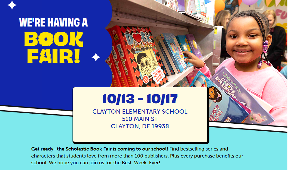  Book Fair October 13-17
